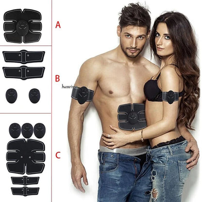 Ems Electric Muscle Stimulator for Exercises Abdominal Trainer Hip Buttock Six Pack Trainer Body Fitness Slimming Massage